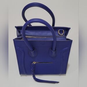 Cobalt Blue designer Inspired Handbag